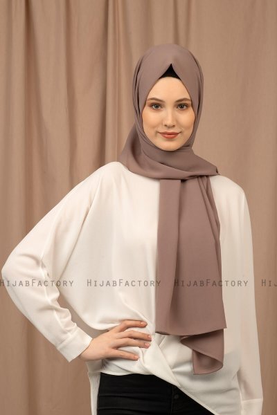 Yildiz - Hijab Crepe Chiffon Taupe