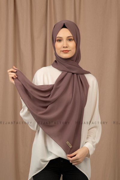 Yildiz - Hijab Crepe Chiffon Dried Rose