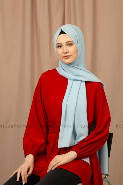 Yildiz - Hijab Crepe Chiffon Iceblue