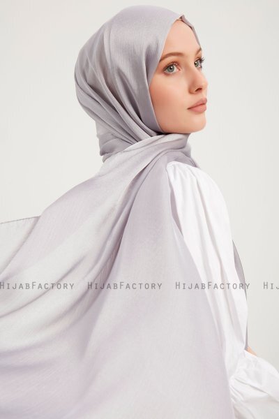 Berrak - Hijab Janjanli Gris Clair