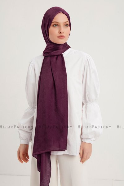 Berrak - Hijab Janjanli Violet Foncé