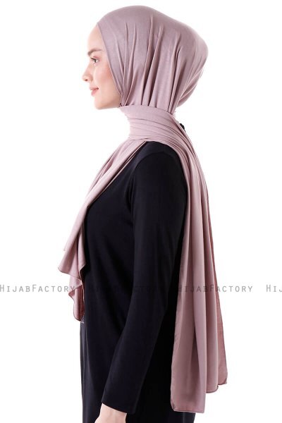 Seda - Hijab Jersey Gris Pierre - Ecardin
