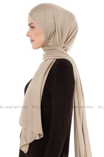 Seda - Hijab Jersey Nude - Ecardin
