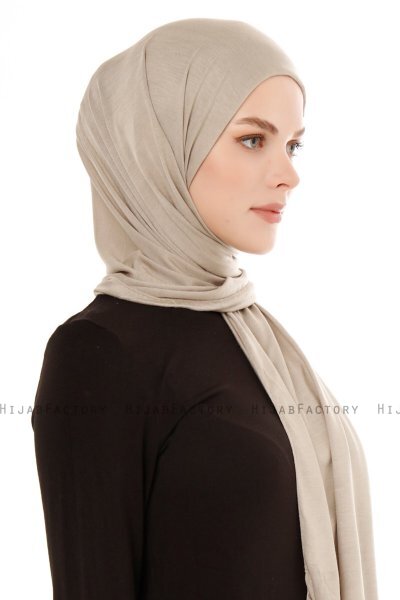 Seda - Hijab Jersey Nude - Ecardin