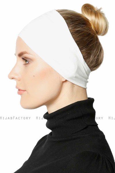 Cemre - Bandana Bonnet Crème