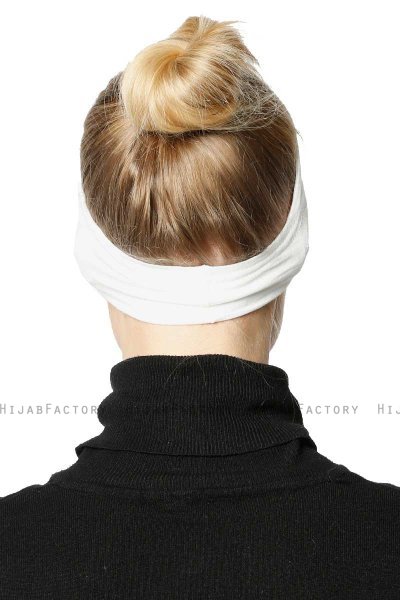 Cemre - Bandana Bonnet Crème