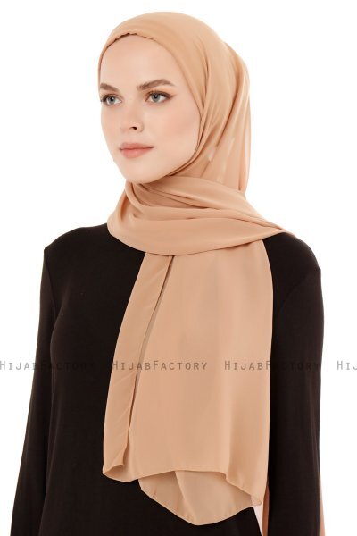 Derya - Hijab Pratique Chiffon Gold