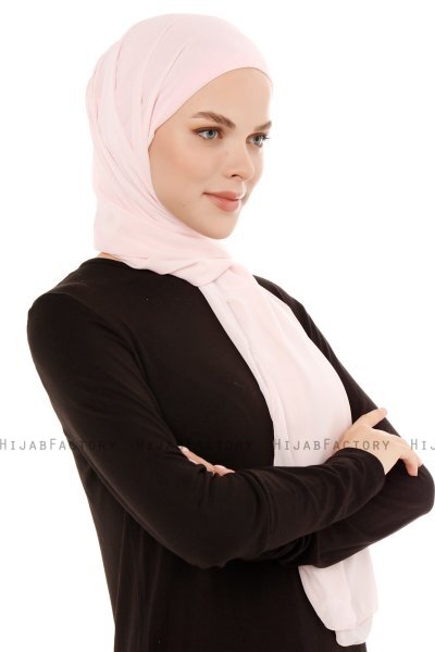 Derya - Hijab Pratique Chiffon Poudre