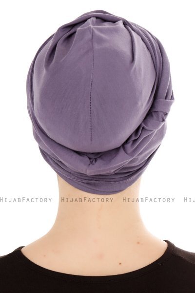 Belinay - Turban Violet Foncé - Ecardin