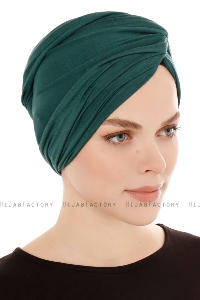 Belinay - Turban Vert Foncé - Ecardin