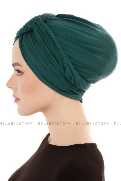 Belinay - Turban Vert Foncé - Ecardin