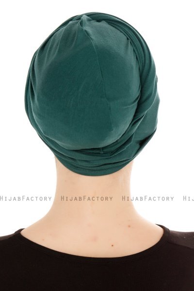 Belinay - Turban Vert Foncé - Ecardin