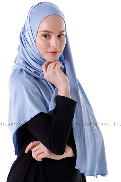 Hanfendy - Hijab Pratique One-Piece Bleu Clair