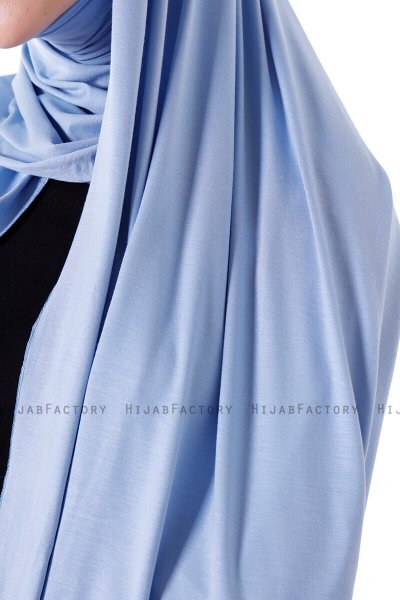 Hanfendy - Hijab Pratique One-Piece Bleu Clair