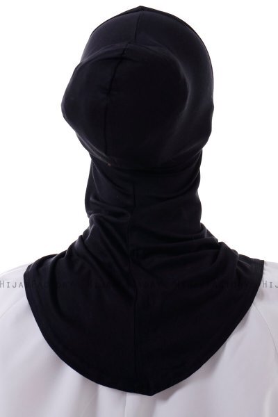 Damla - Bonnet Masque Ninja Hijab Noir