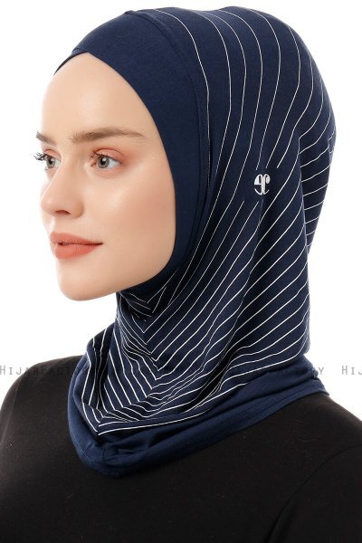 Babe Cross - Hijab Al Amira One-Piece Bleu Marin