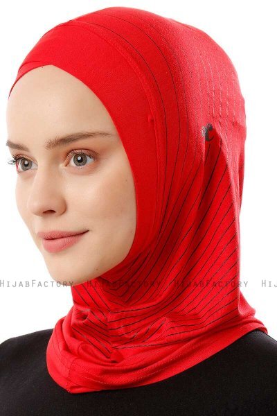 Babe Cross - Hijab Al Amira One-Piece Rouge