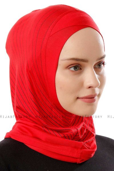 Babe Cross - Hijab Al Amira One-Piece Rouge