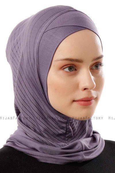 Babe Cross - Hijab Al Amira One-Piece Violet