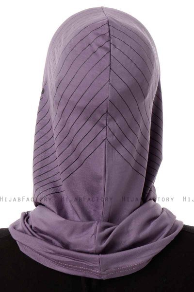 Babe Cross - Hijab Al Amira One-Piece Violet