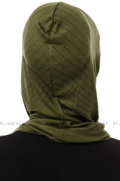 Babe Cross - Hijab Al Amira One-Piece Kaki