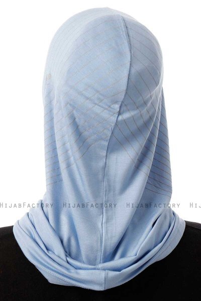 Babe Cross - Hijab Al Amira One-Piece Bleu Clair