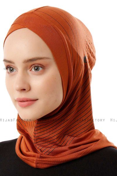 Babe Cross - Hijab Al Amira One-Piece Rouge Brique