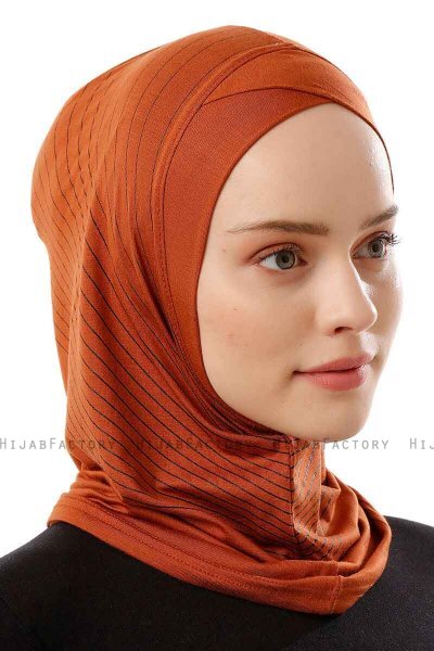 Babe Cross - Hijab Al Amira One-Piece Rouge Brique