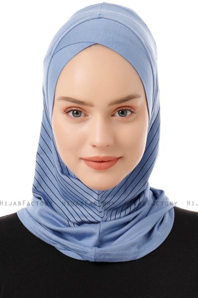 Babe Cross - Hijab Al Amira One-Piece Indigo