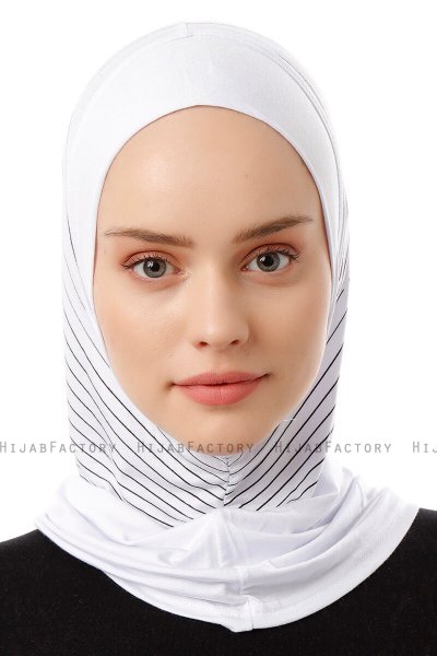 Babe Plain - Hijab Al Amira One-Piece Blanc