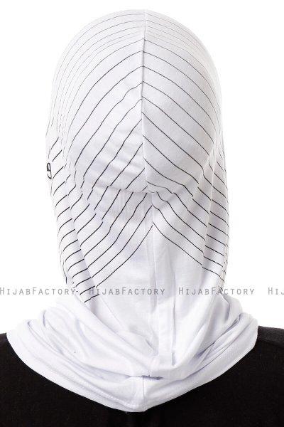 Babe Plain - Hijab Al Amira One-Piece Blanc