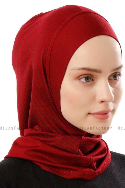 Babe Plain - Hijab Al Amira One-Piece Bordeaux