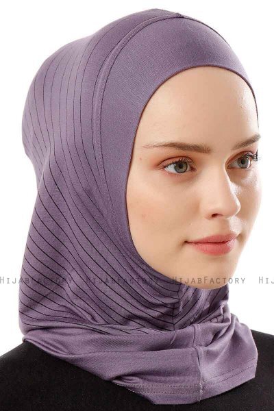 Babe Plain - Hijab Al Amira One-Piece Violet