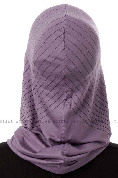 Babe Plain - Hijab Al Amira One-Piece Violet