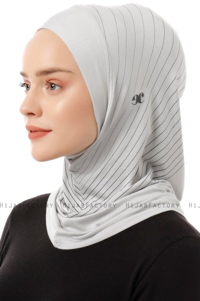 Babe Plain - Hijab Al Amira One-Piece Gris Clair