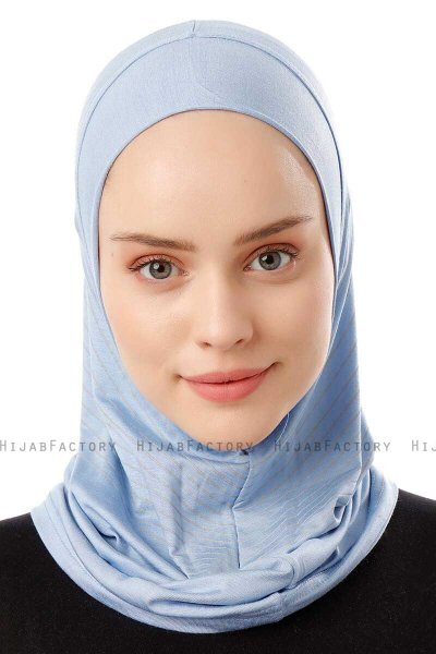 Babe Plain - Hijab Al Amira One-Piece Bleu Clair