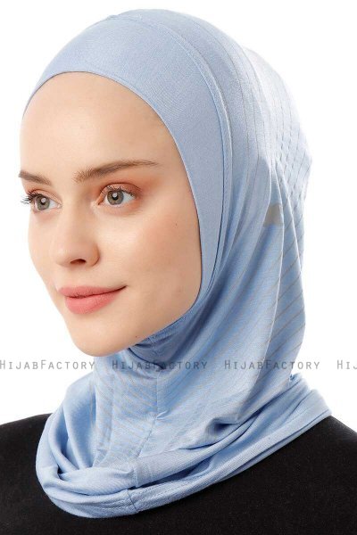 Babe Plain - Hijab Al Amira One-Piece Bleu Clair