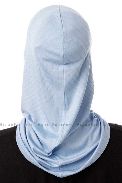 Babe Plain - Hijab Al Amira One-Piece Bleu Clair