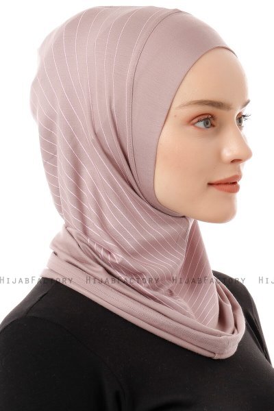 Babe Plain - Hijab Al Amira One-Piece Gris Pierre