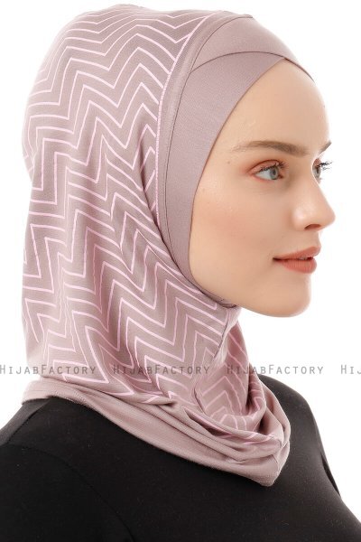 Silva Cross - Hijab Al Amira One-Piece Gris Pierre
