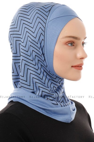 Silva Cross - Hijab Al Amira One-Piece Indigo