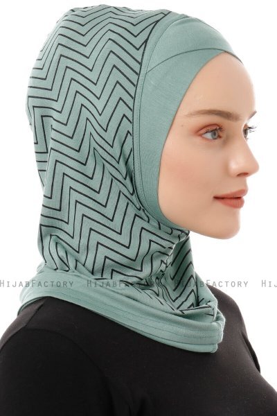 Silva Cross- Hijab Al Amira One-Piece Vert