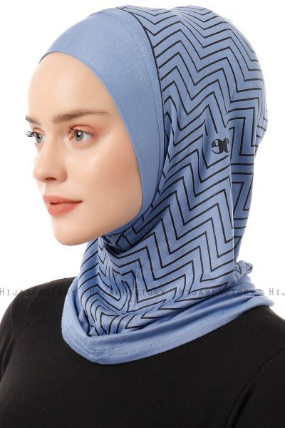 Silva Plain - Hijab Al Amira One-Piece Indigo