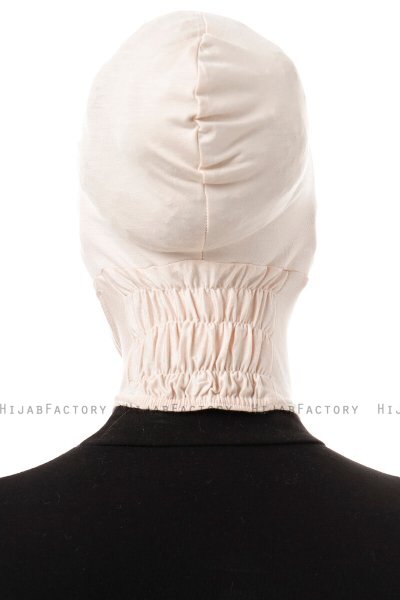 Elnara - Bonnet Cross Hijab Beige