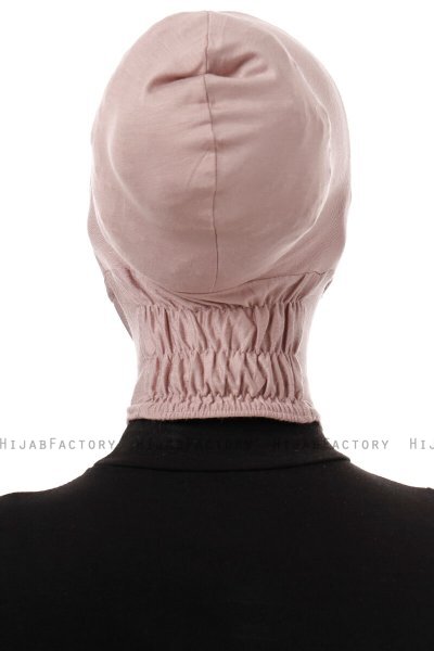 Elnara - Bonnet Cross Hijab Gris Pierre