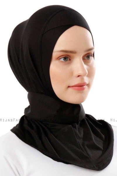 Ceren - Hijab Pratique Viscose Noir