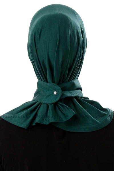 Ceren - Hijab Pratique Viscose Vert Foncé