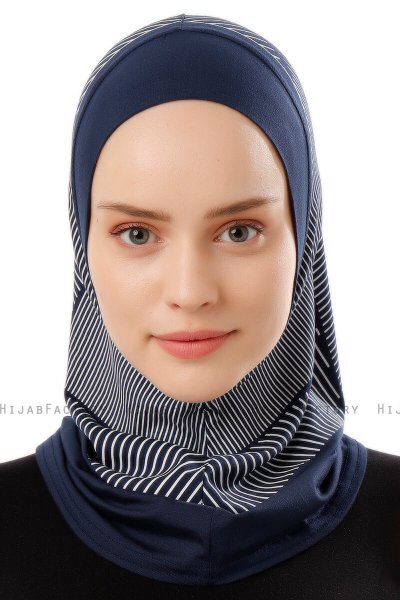 Wind Plain - Hijab Al Amira One-Piece Bleu Marin