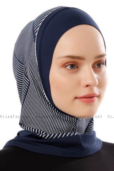 Wind Plain - Hijab Al Amira One-Piece Bleu Marin