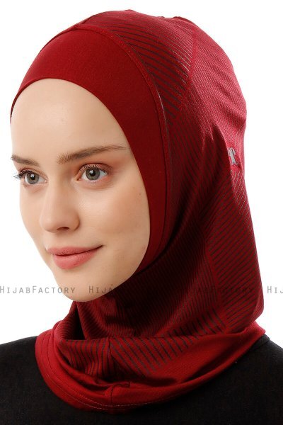 Wind Plain - Hijab Al Amira One-Piece Bordeaux